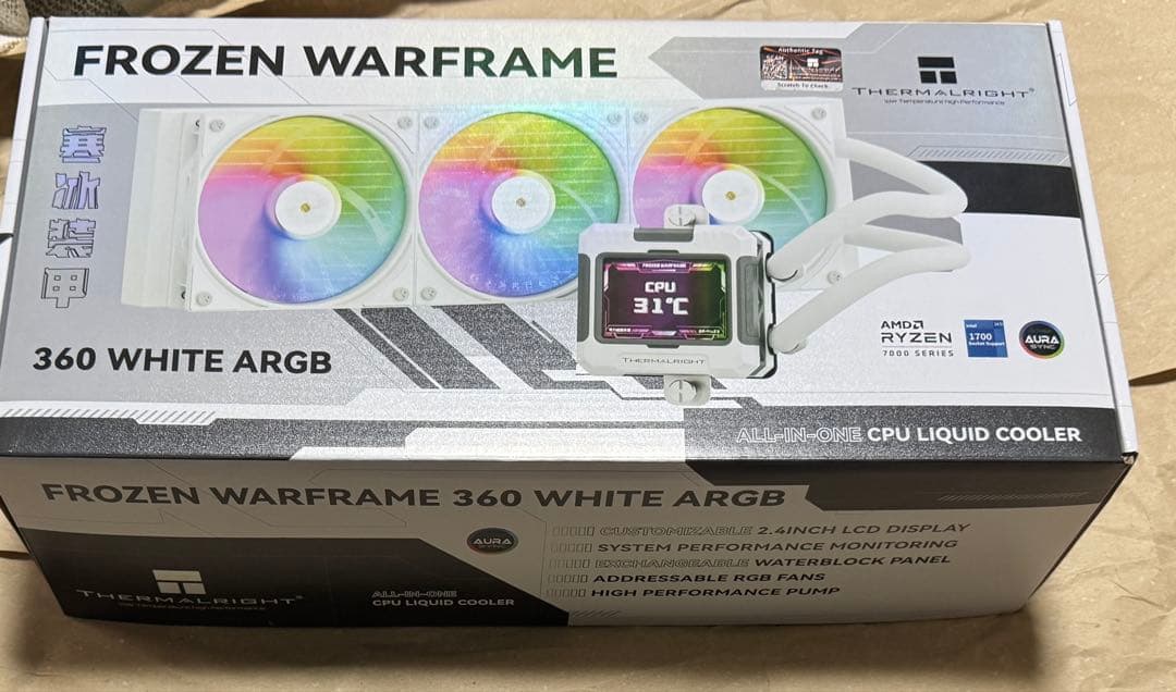Thermalright　FW 360 White ARGB　LCDディスプレイ