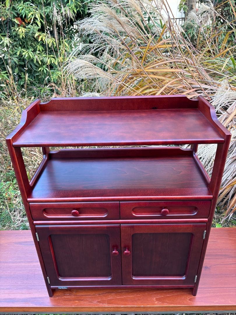 karimoku カリモク TEL/FAX台　飾り棚　キャビネット