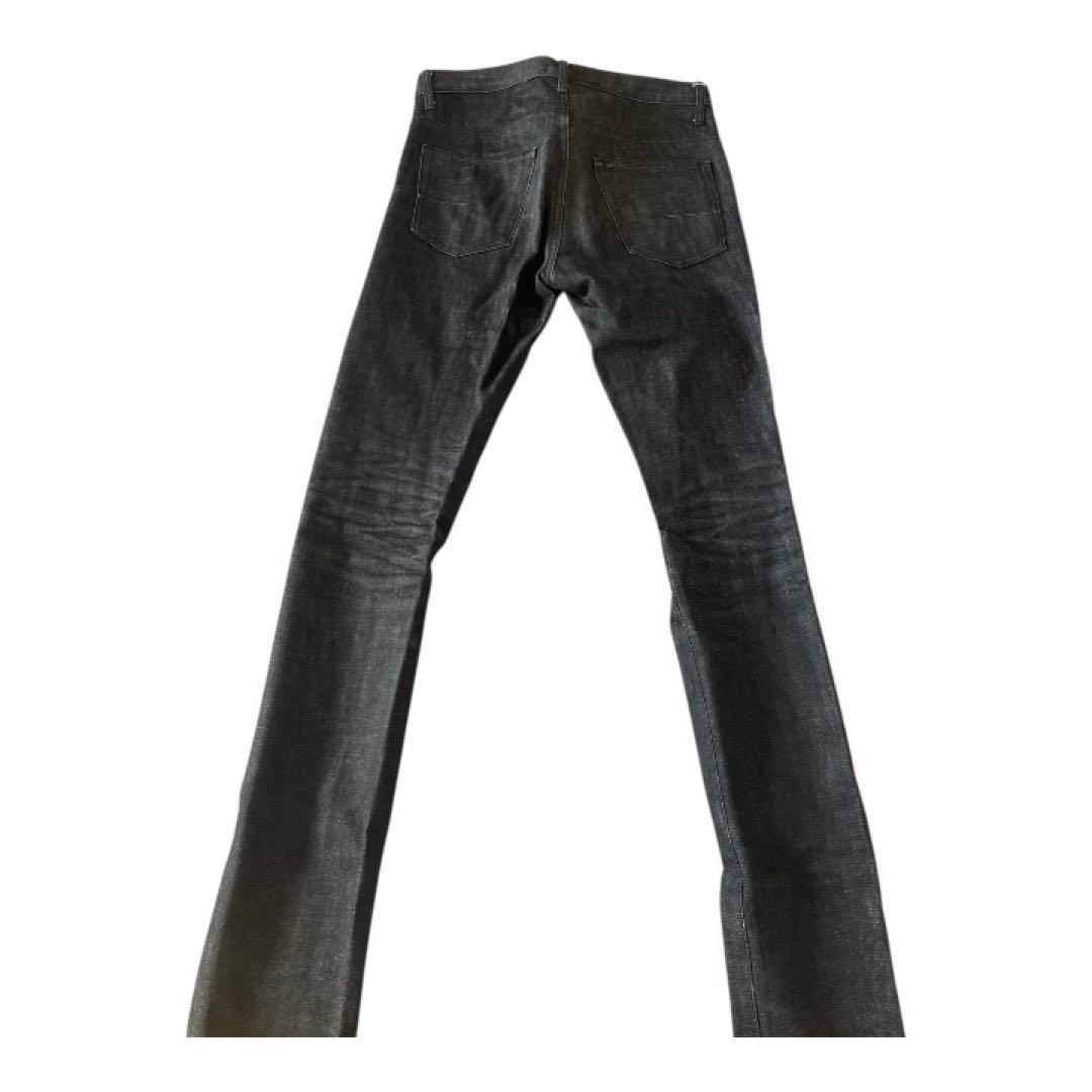 Dior hommeノンウォッシュブラック スキニーデニム　28インチ