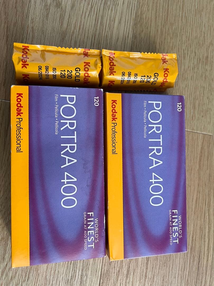 【期限外】Kodak Portra 400 120サイズ 2箱セット+おまけ