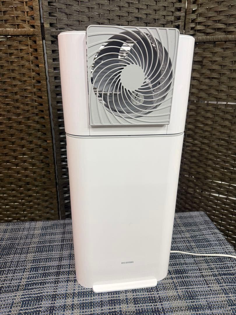 【美品】アイリスオーヤマ サーキュレーター 衣類乾燥除湿機 IJD-I50-WH