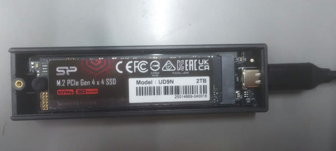 内蔵型SSD SP M.2 PCIe Gen 4 x4 SSD 2TB