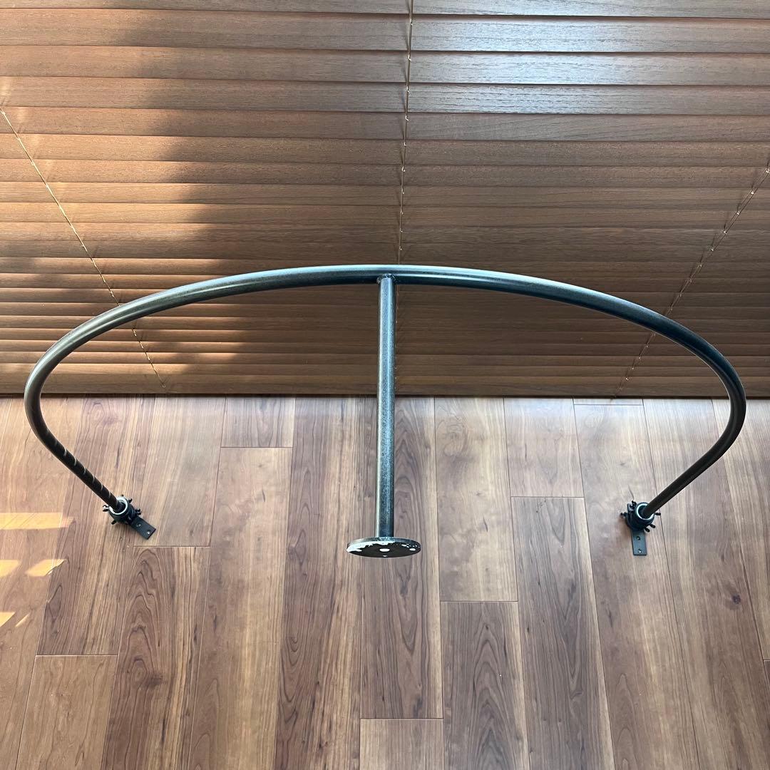 試着室 フィッティングルーム DIY素材 曲線デザイン ハンガーラック