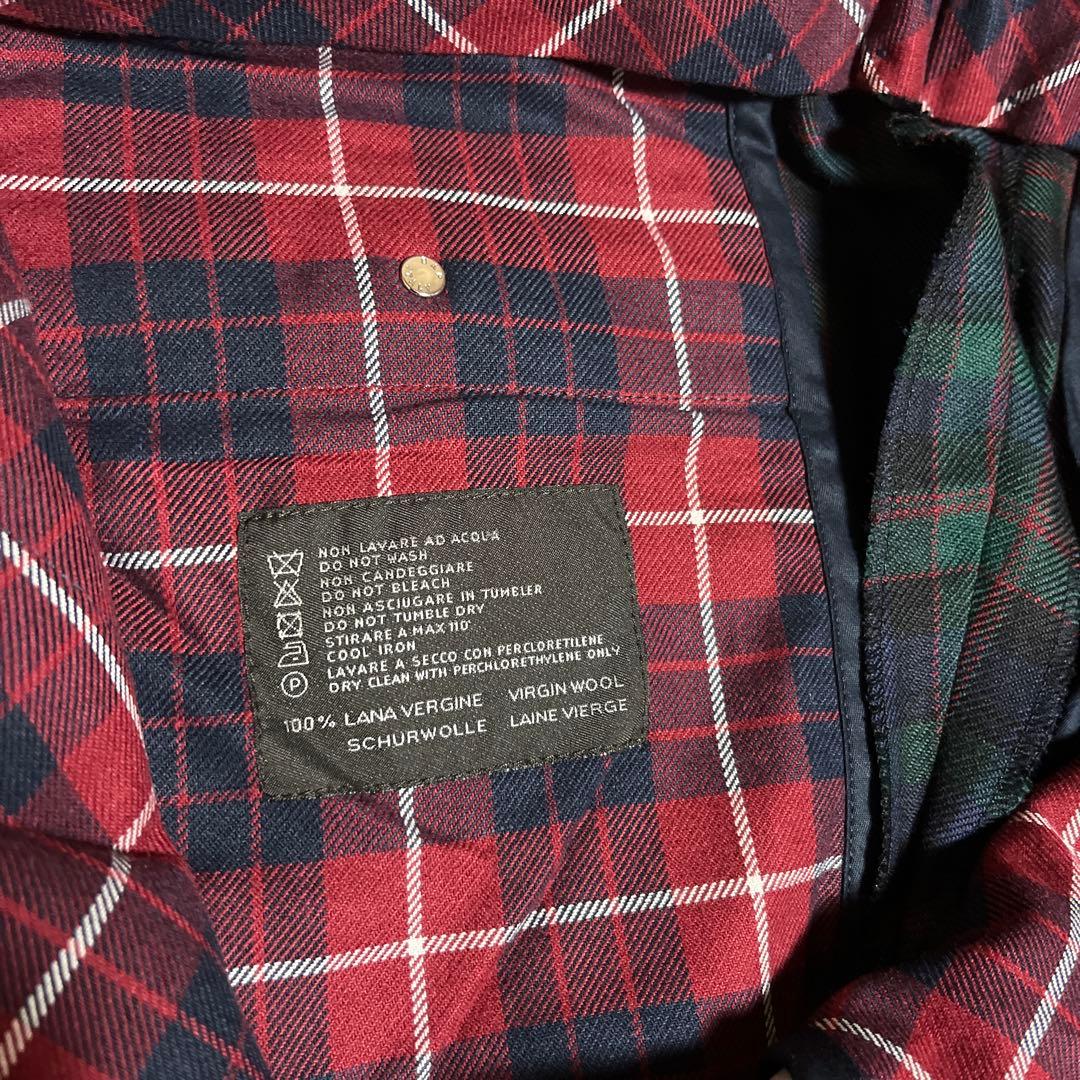 PT01 チェック柄 スラックス 50