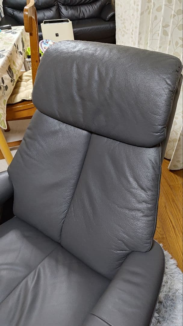 ニトリ バーソナルチェアKE01本革5年保証 取りに来れる方 新潟市