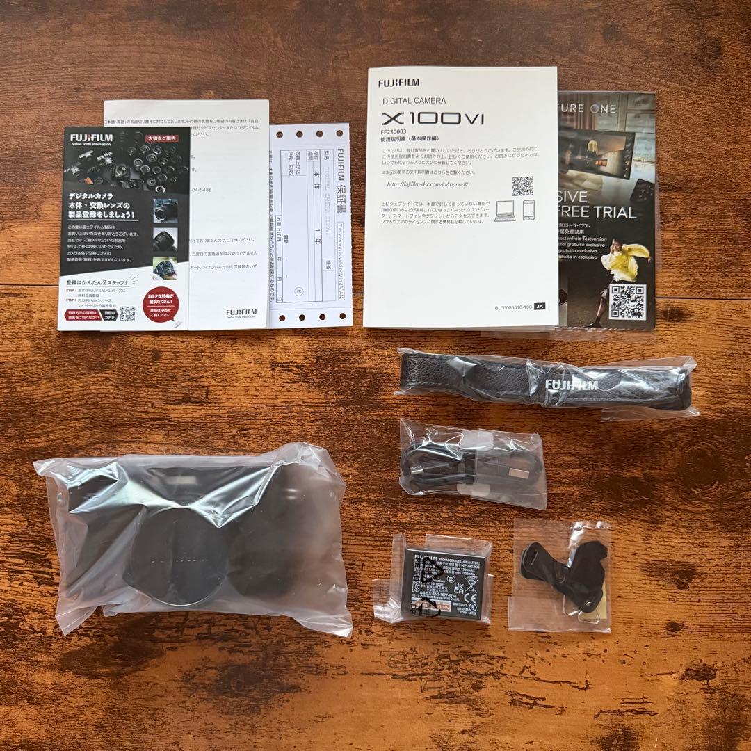 FUJIFILM X100Ⅵ black 日英二言語モデル