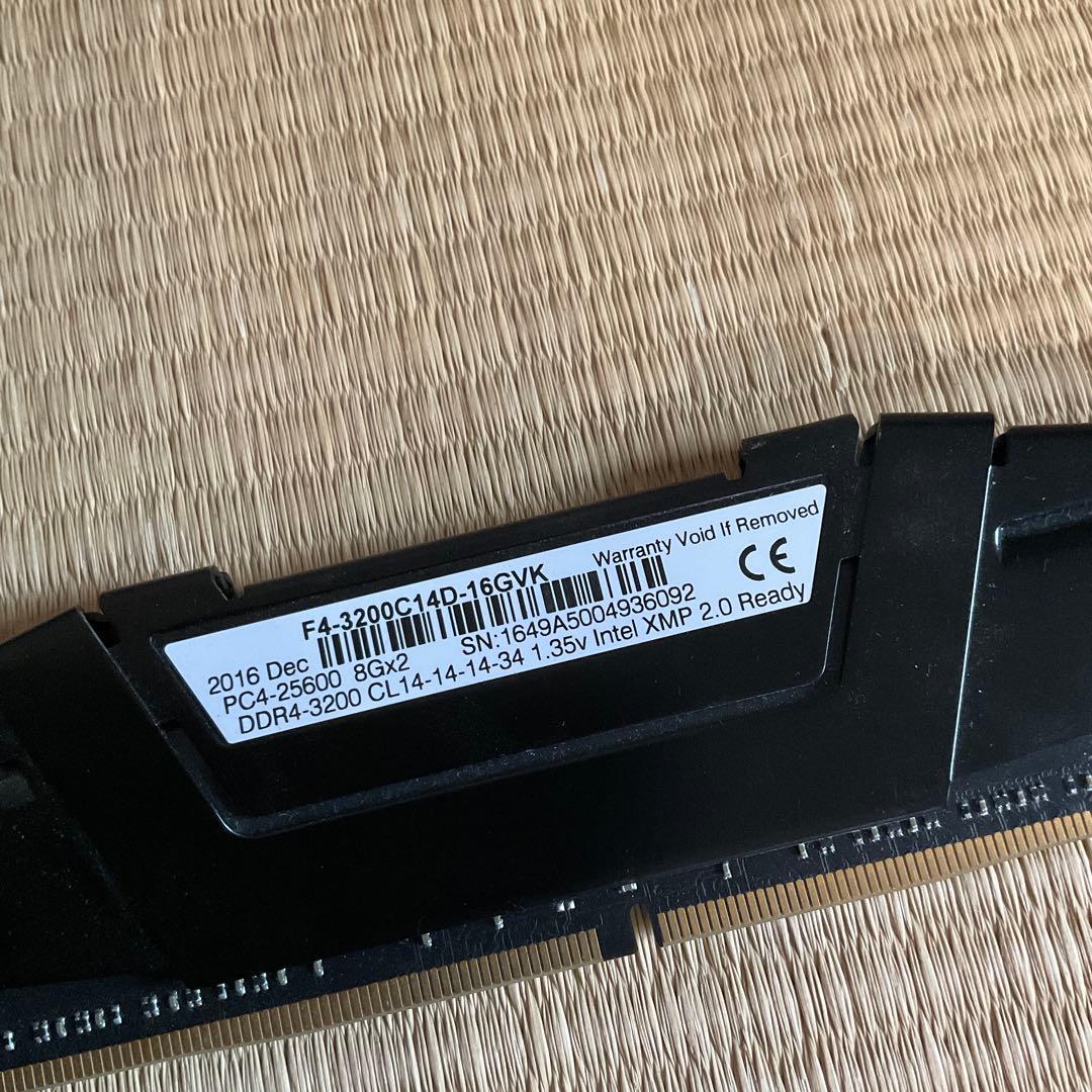 Ripjaws Vシリーズ DDR4 RAM G.SKILL 写真で判断