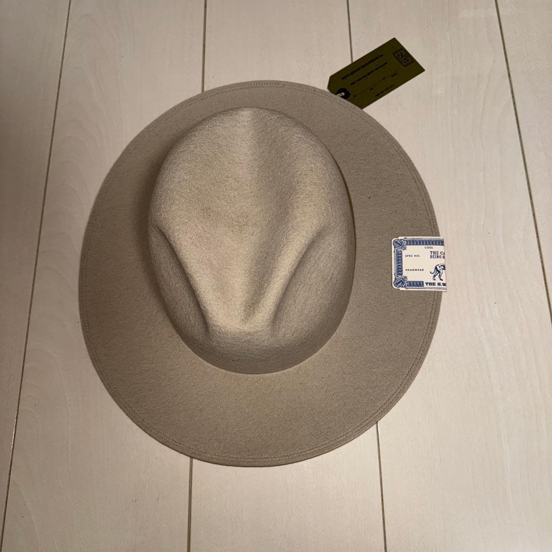 THE H.W.DOG&CO. トラベラーハット　アイボリー　SIZE 40