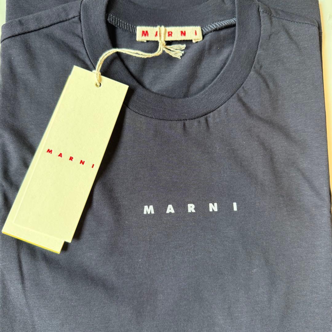 新品　MARNI マル二　大人もOK ロゴTシャツ　S
