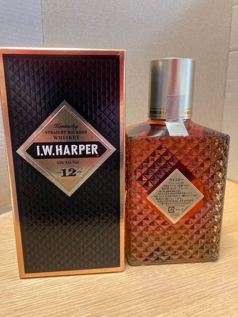 【古酒、終売品】 ＩＷハーパー 12年 正規品 麒麟麦酒株式会社表記