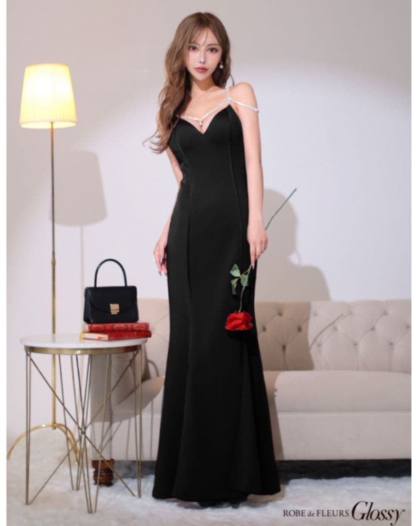 ROBEdeFLEURS キャバロングドレス