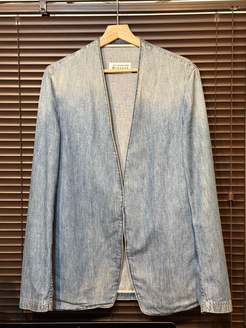 Maison Margiela メゾンマルジェラ　ノーカラーデニムジャケット