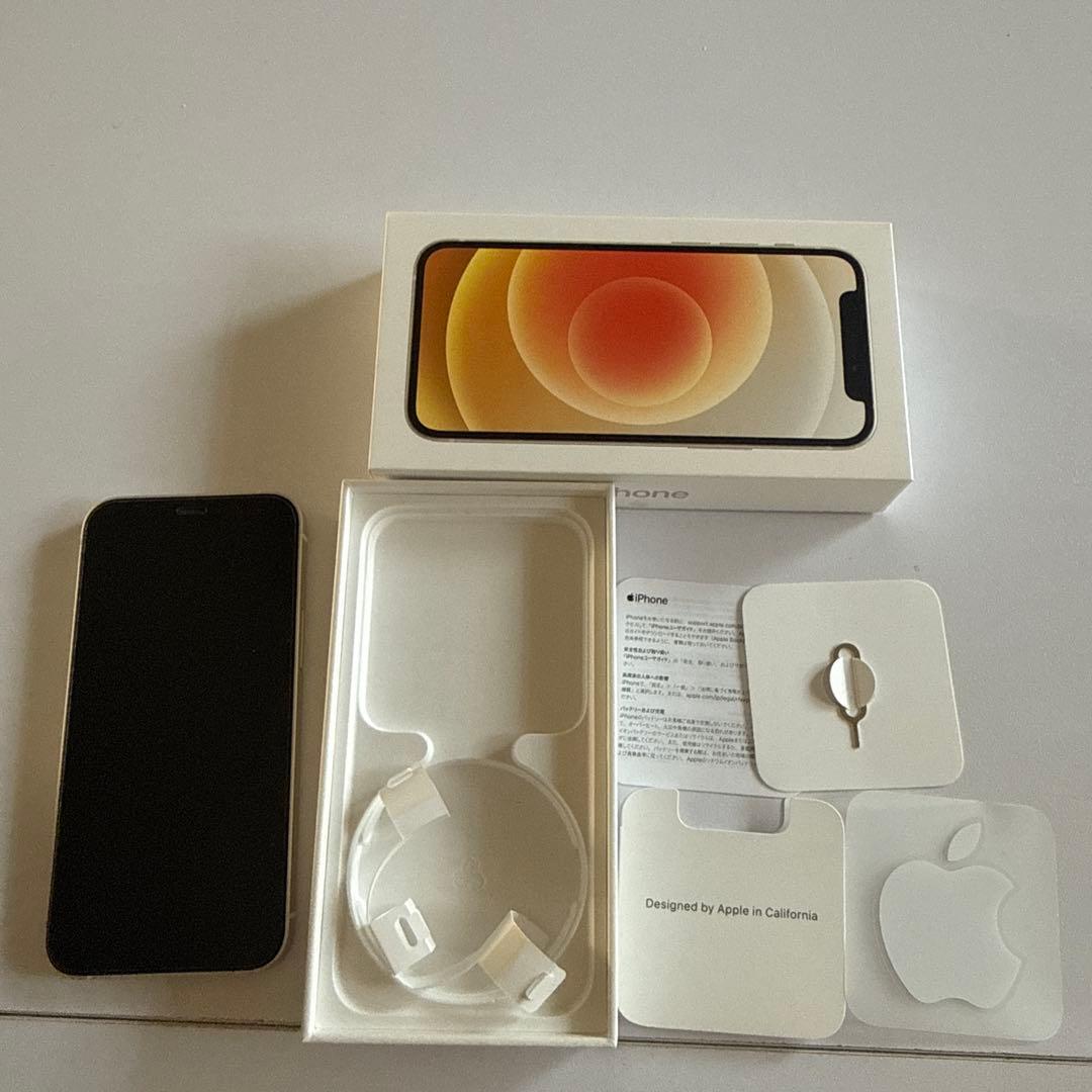 iPhone 12 mini ホワイト SIMフリー カメラ不具合あり