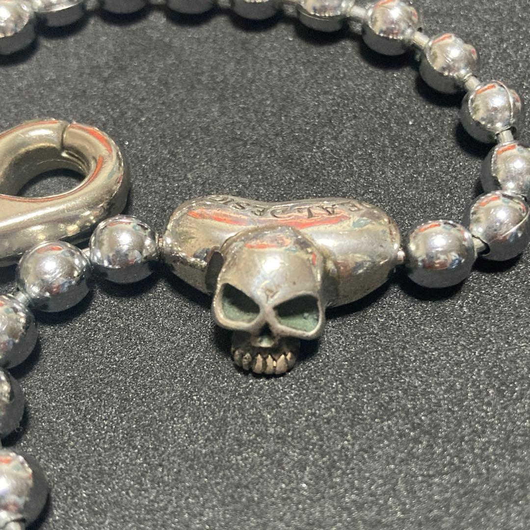 DEAL DESIGN ディールデザイン ボールウォレットチェーン スカル