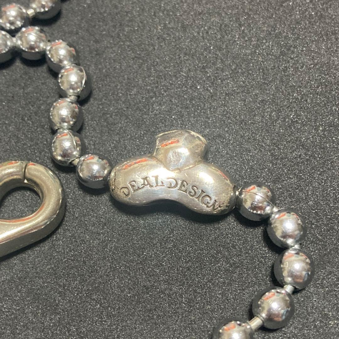 DEAL DESIGN ディールデザイン ボールウォレットチェーン スカル