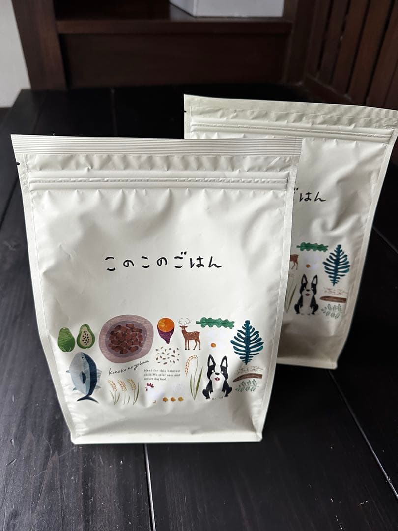 このこのごはん ドッグフード　1キロ2袋セット