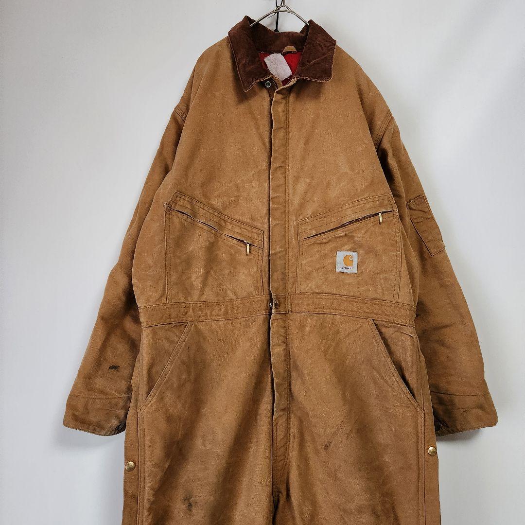 Carhartt ダック キルティング オールインワン つなぎ