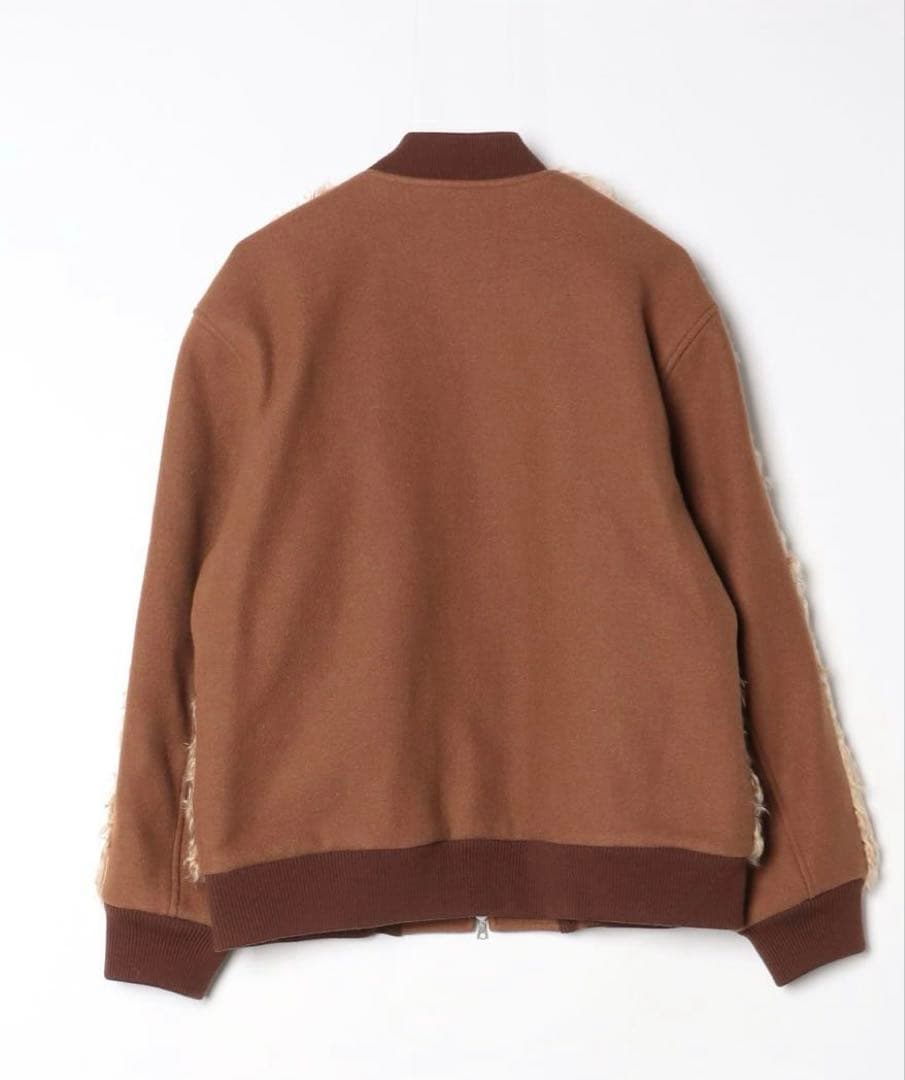 美品 DRIES VAN NOTEN 21-22AW ボアジャケット ブラウン