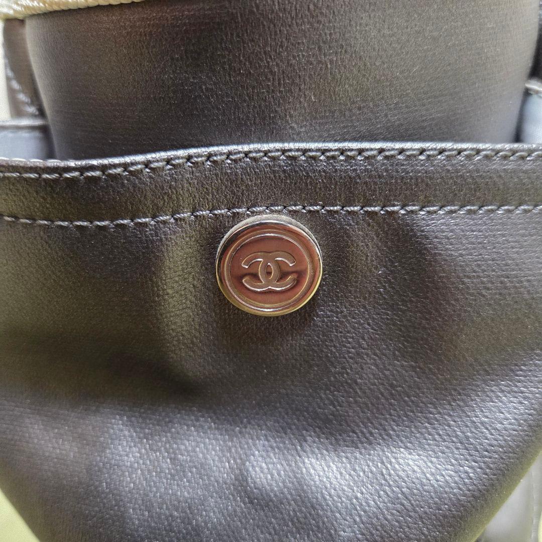 CHANEL パリビアリッツGM トートバック コーティングキャンバス