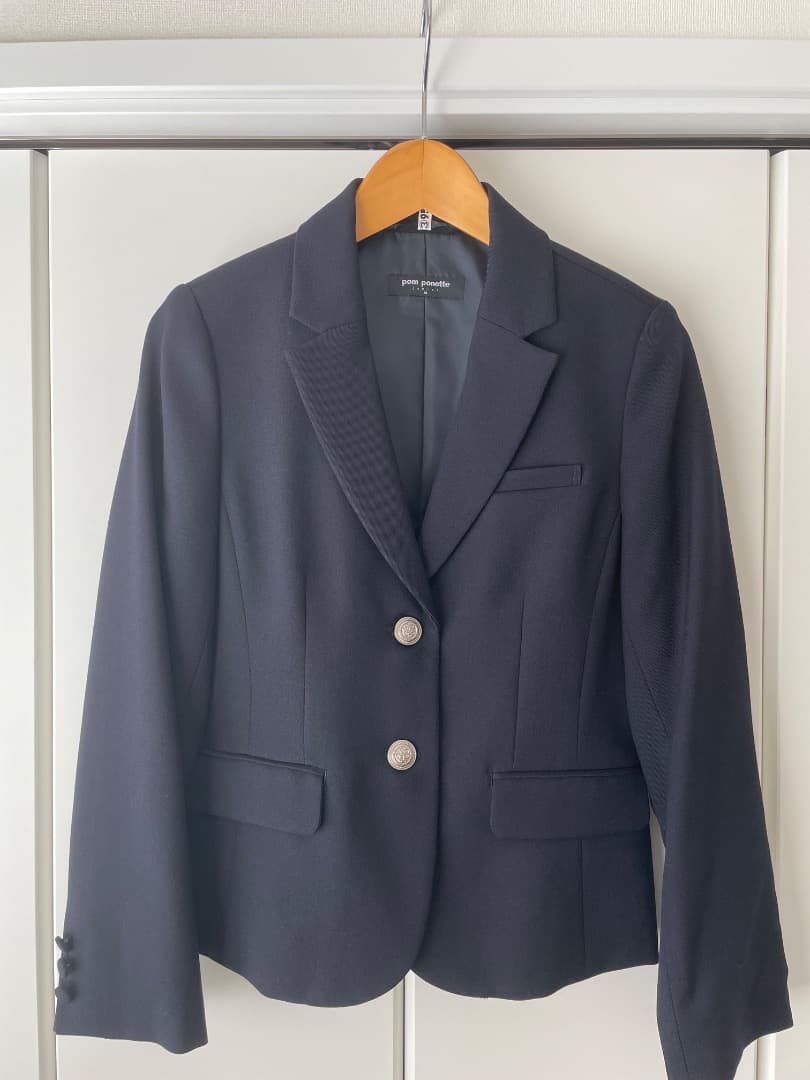 ポンポネット　女の子　フォーマルスーツ3点セット　卒服　セレモニー　受験