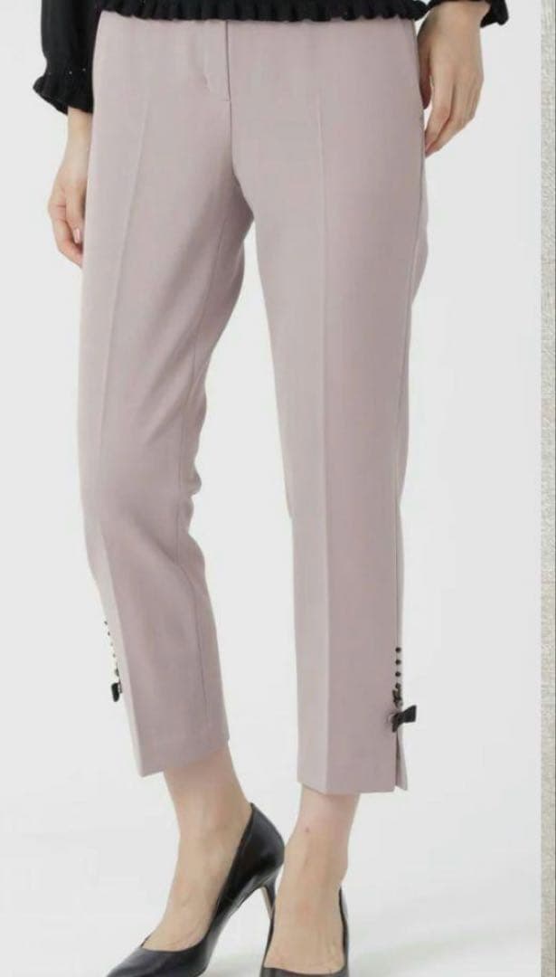 新品トゥービーシックTO BE CHIC大きいサイズ50ストレッチパンツ入学式