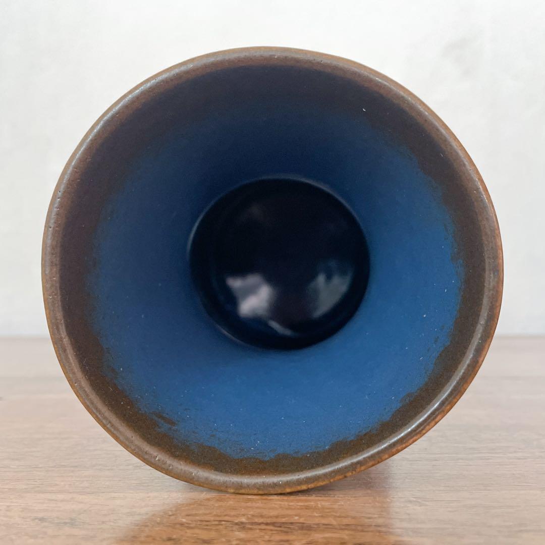 【東ドイツ Strehla大きな花瓶】fat lavaミッドセンチュリー 297