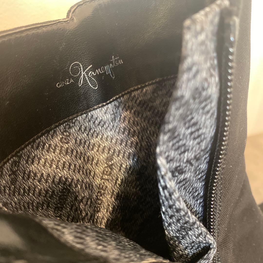 定価35,000円　銀座かねまつ アクアベル レインブーツ 23.5cm