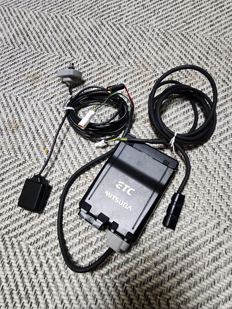 バイク用 ミツバETC アンテナ別体式 セットアップ済 MSC-BE-51