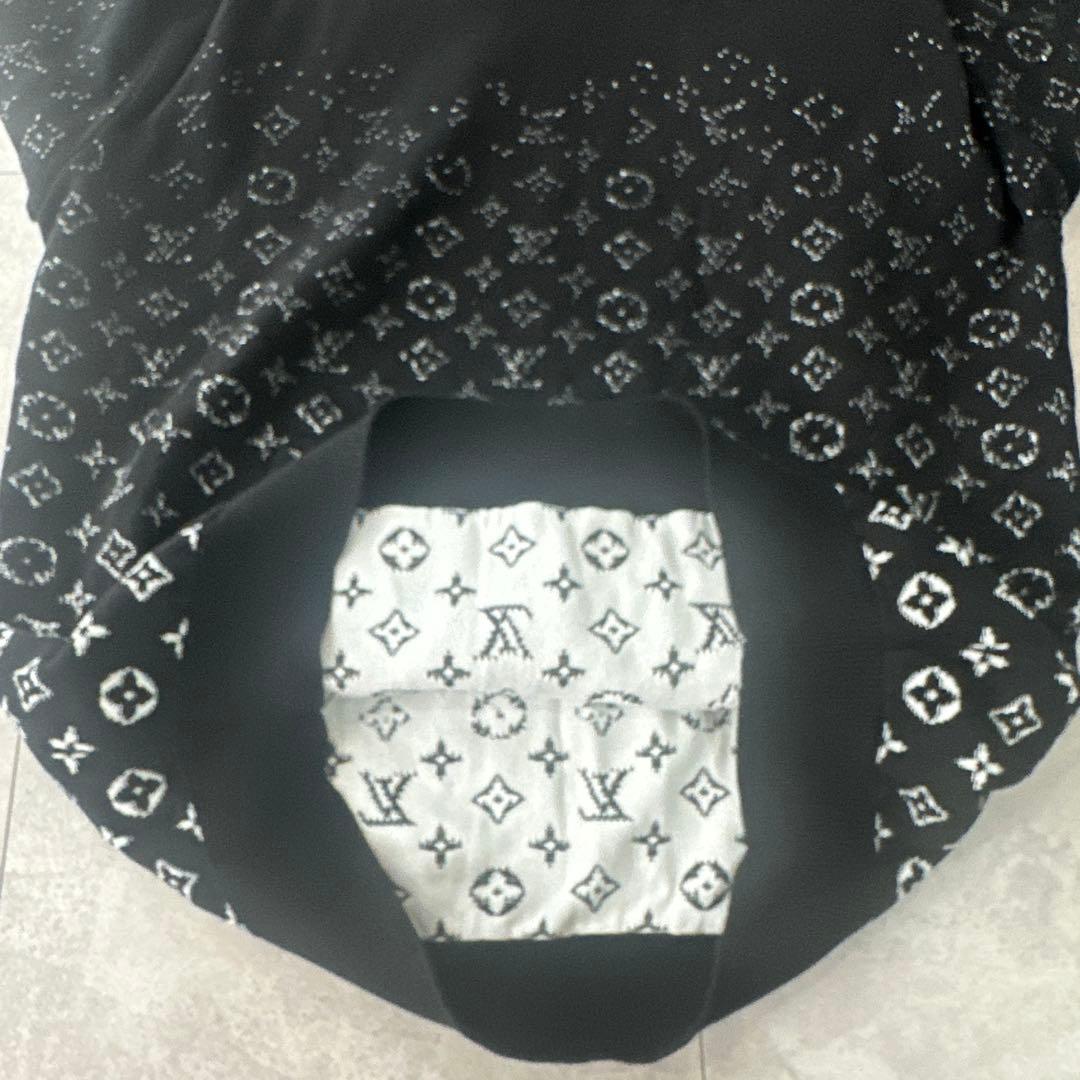 LOUIS VUITTON グラデーションフード付きニット　Mサイズ