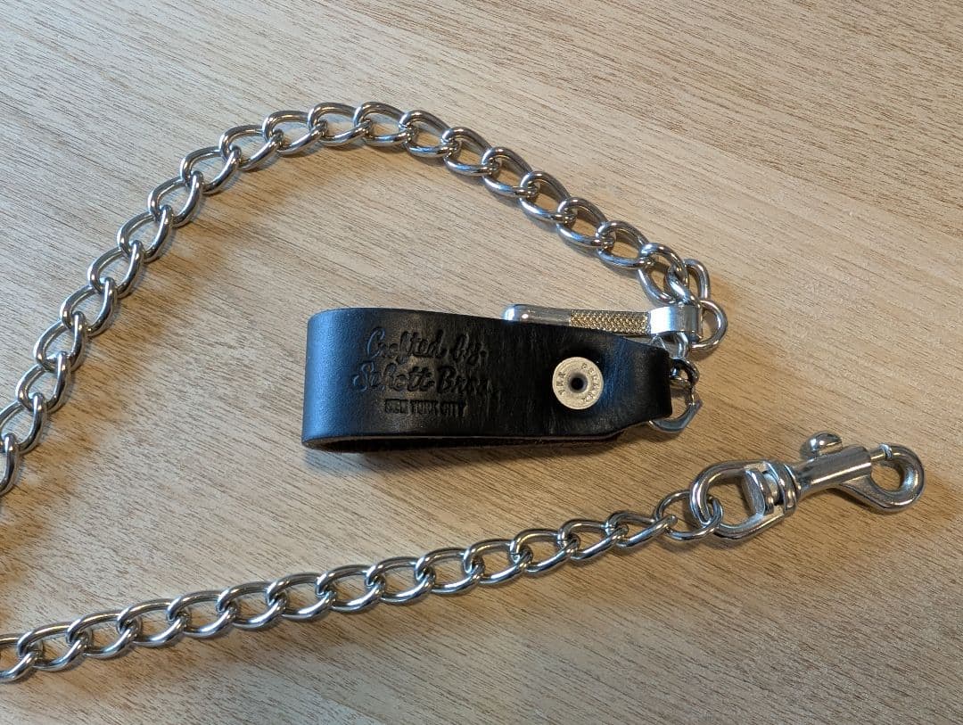 schott ウォレットチェーン レザーキーホルダー