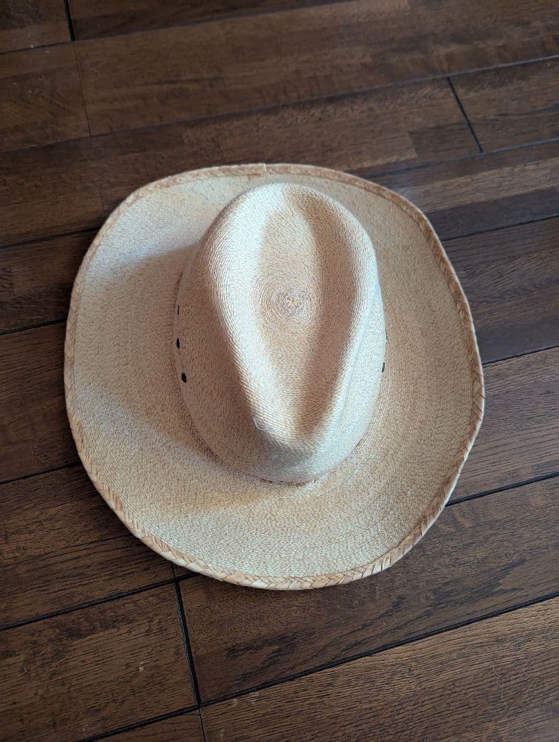 超希少 usa ヴィンテージ ウエスタンハット ストローハット