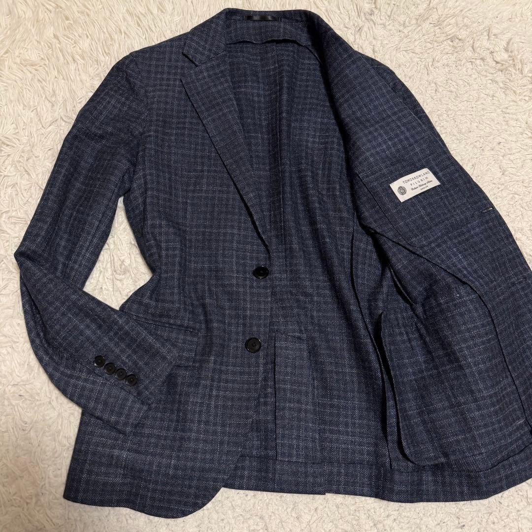 希少サイズ極美品　トゥモローランドピルグリム　ロロピアーナ　カシミヤ　シルク