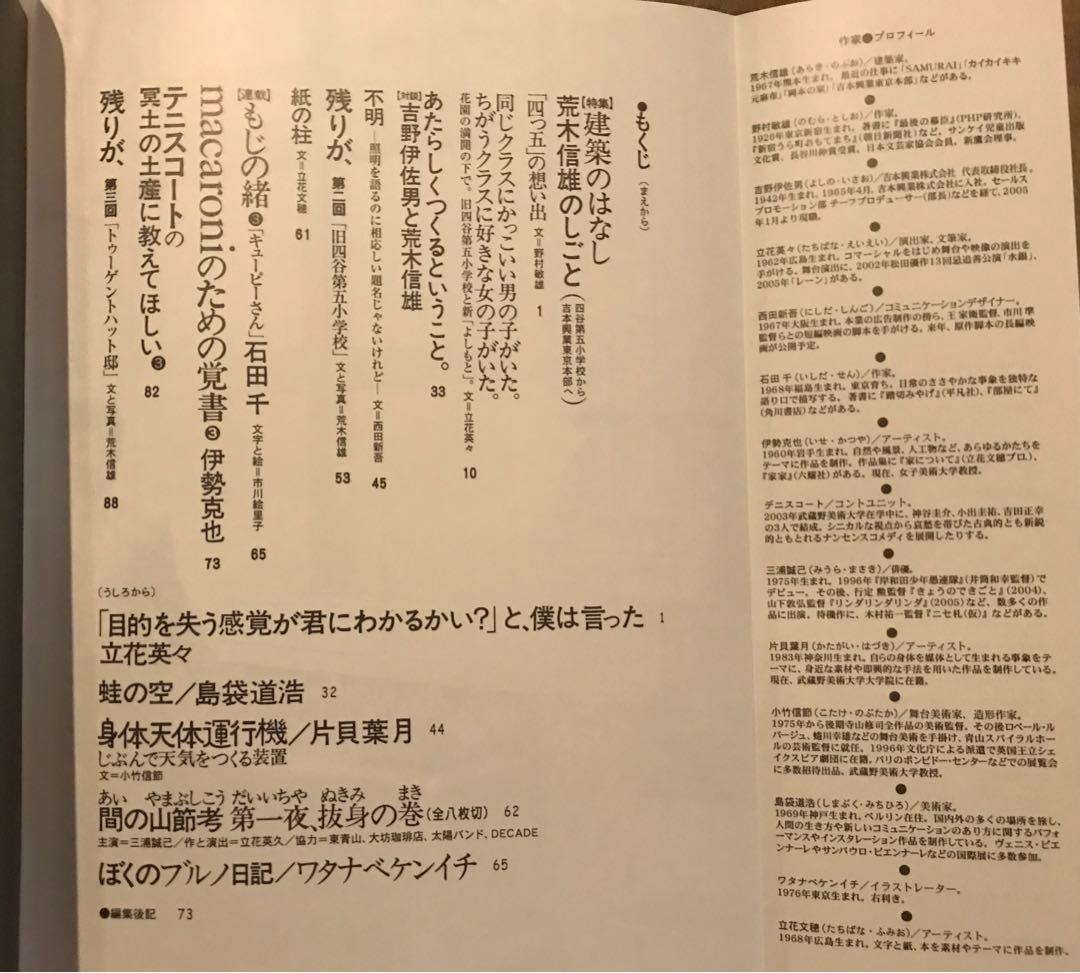 球体 1〜3　立花文穂　荒木信雄 作品集 写真集 東北 建築 平田五郎