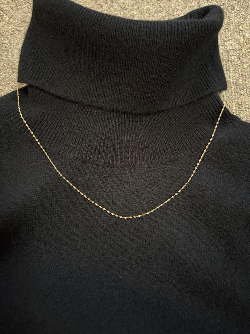 K18ygモーグルネックレス45cm