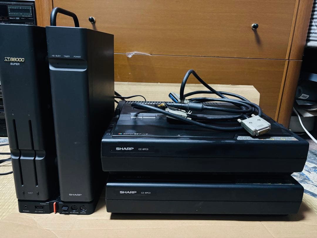 ふ*ぁ様 SHARP X68000 SUPER＋CZ-8PC3×2＋ケーブル 通