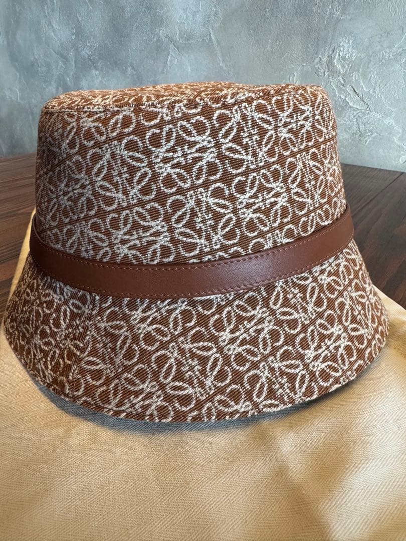 LOEWE バケットハット ブラウン