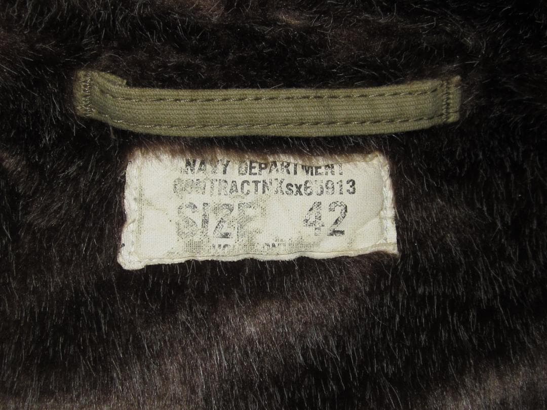 ヒューストン N-1デッキジャケット XLサイズ42 裏ボア USN 松岡佳博