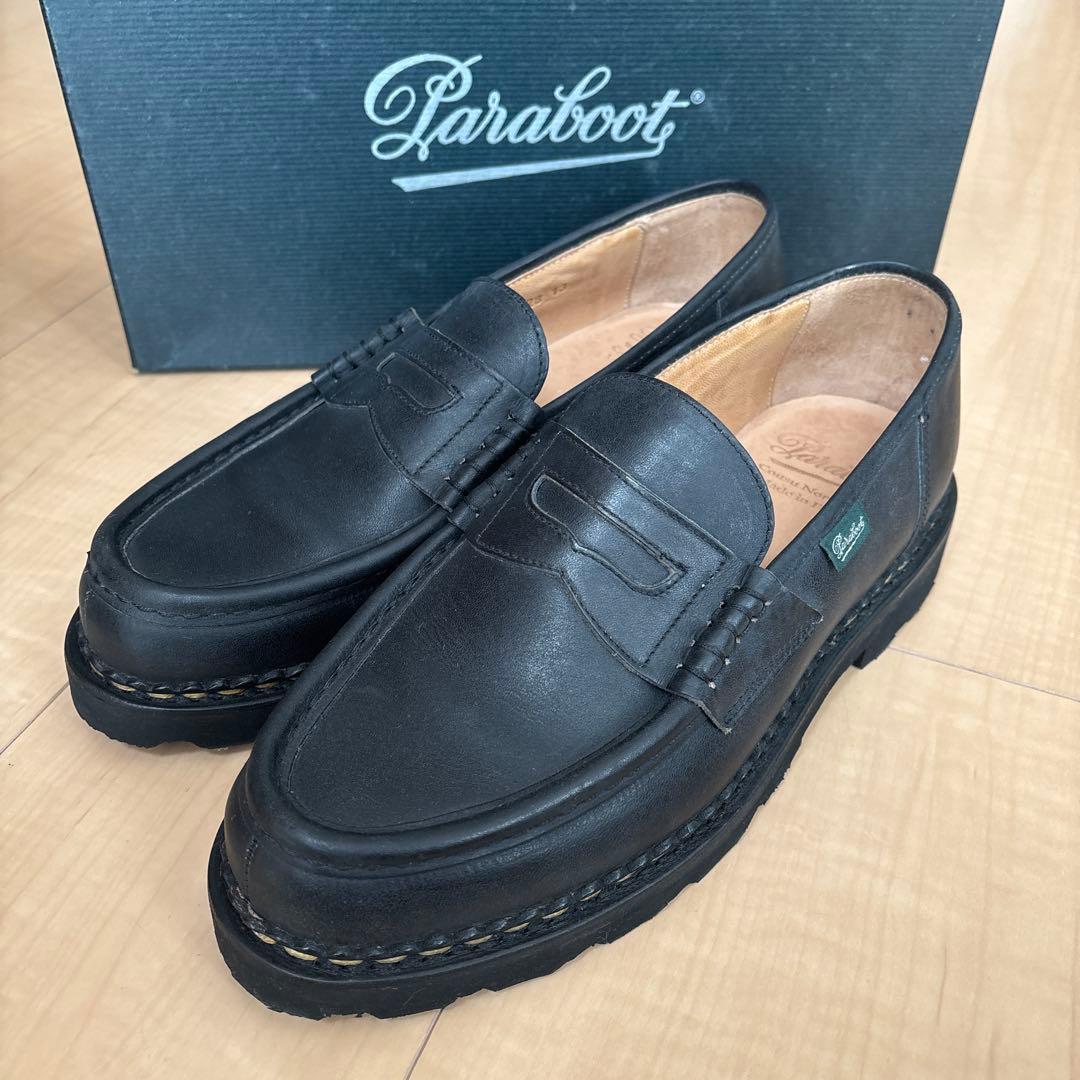 【極美品】パラブーツ　ランス　ブラック　6.5サイズ