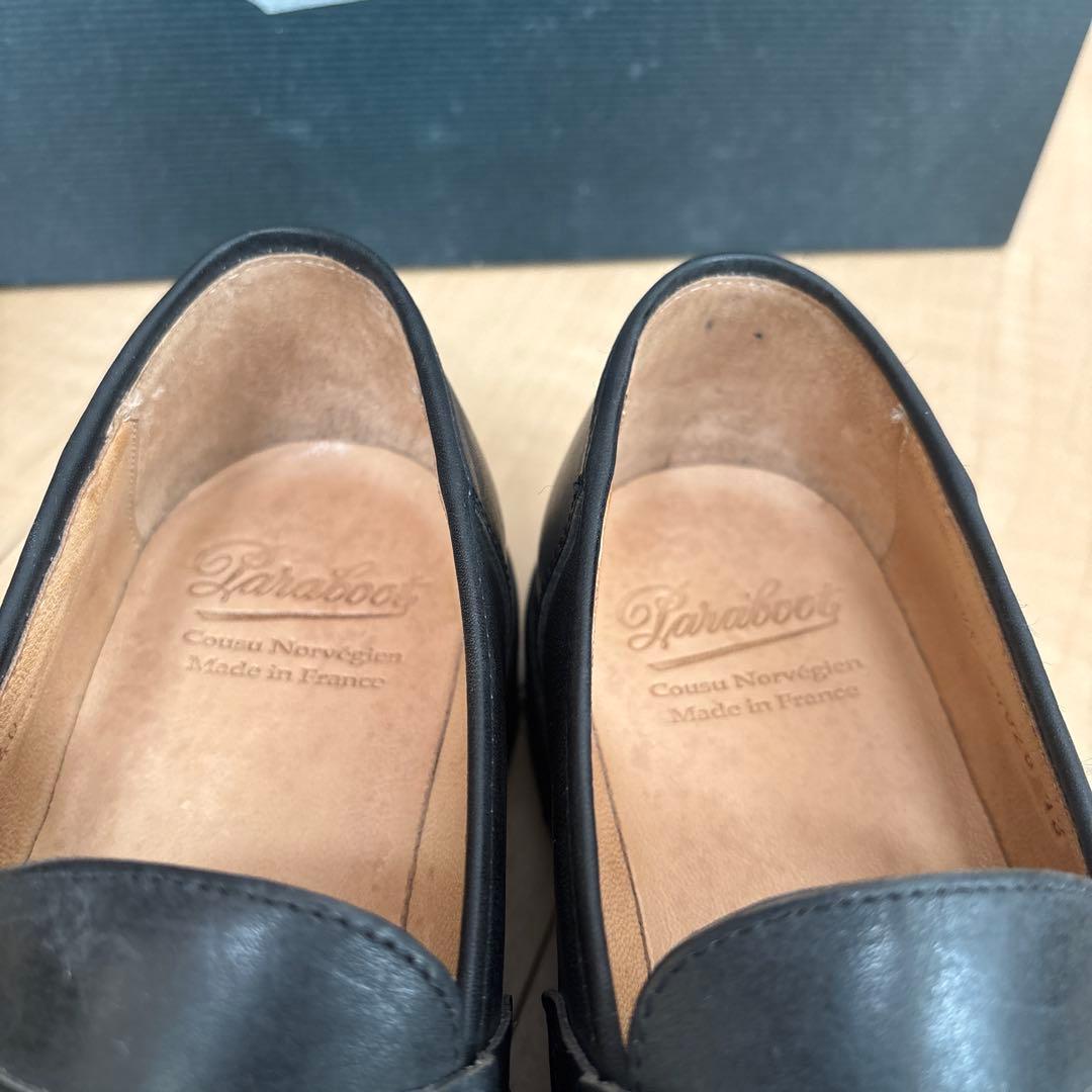 【極美品】パラブーツ　ランス　ブラック　6.5サイズ