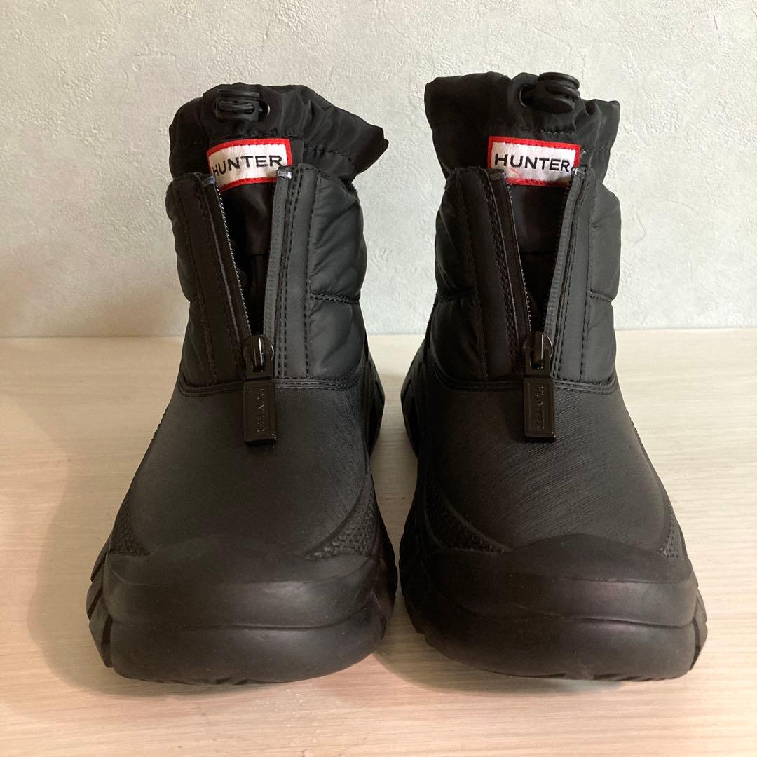 美品 箱付き HUNTER ハンター スノーブーツ 22.5cm ブラック