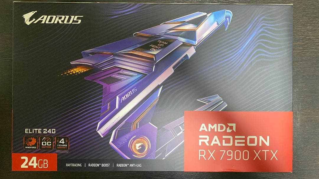 グラフィックボード・グラボ・ビデオカード AORUS Radeon RX 7900 XTX ELITE 24G