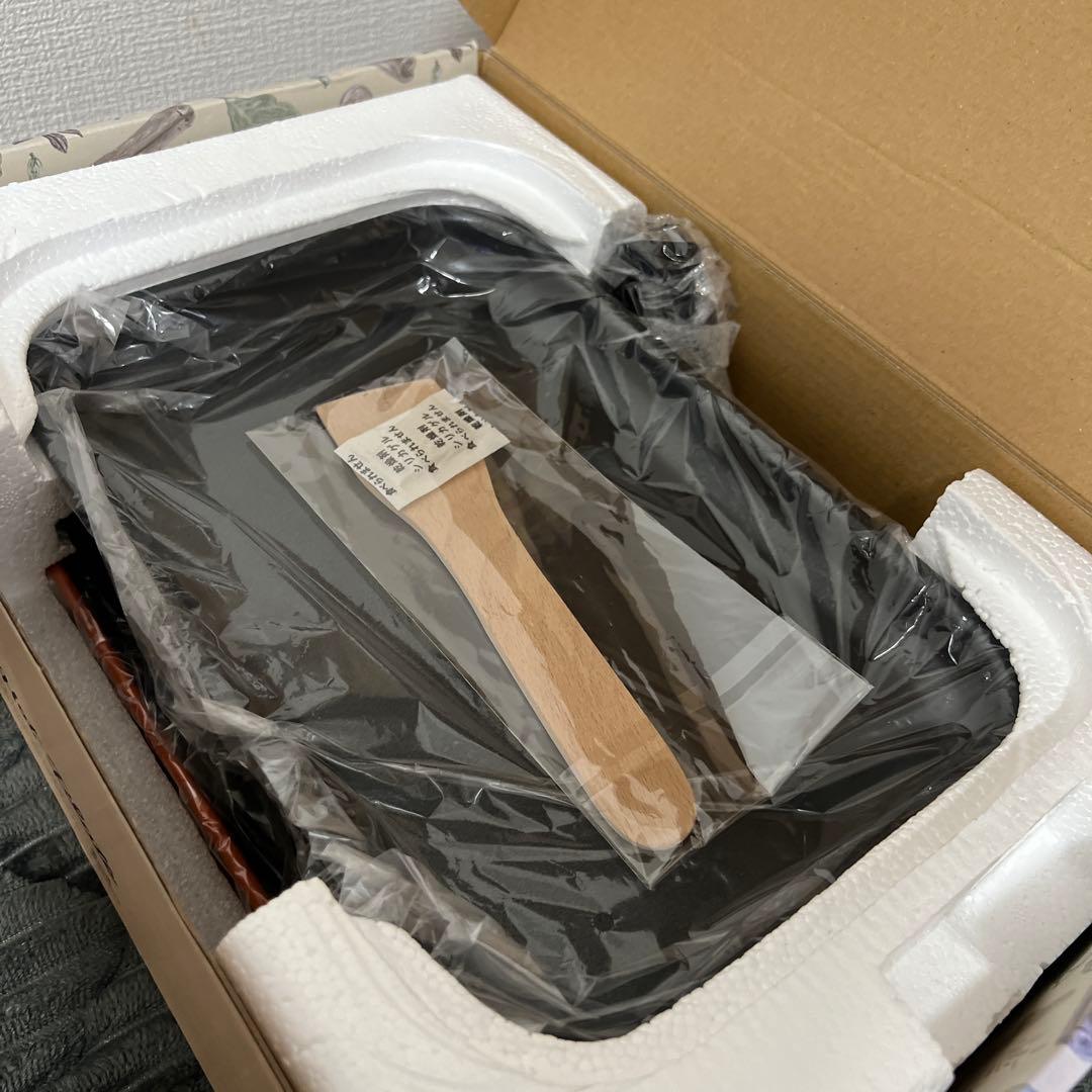 【新品未使用】ブルーノ コンパクトホットプレート チリレッド オレンジ