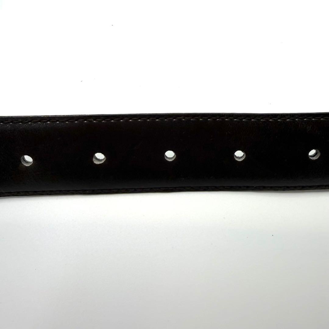 【美品】CELINE セリーヌ ベルト ゴールド金具 ブラウン