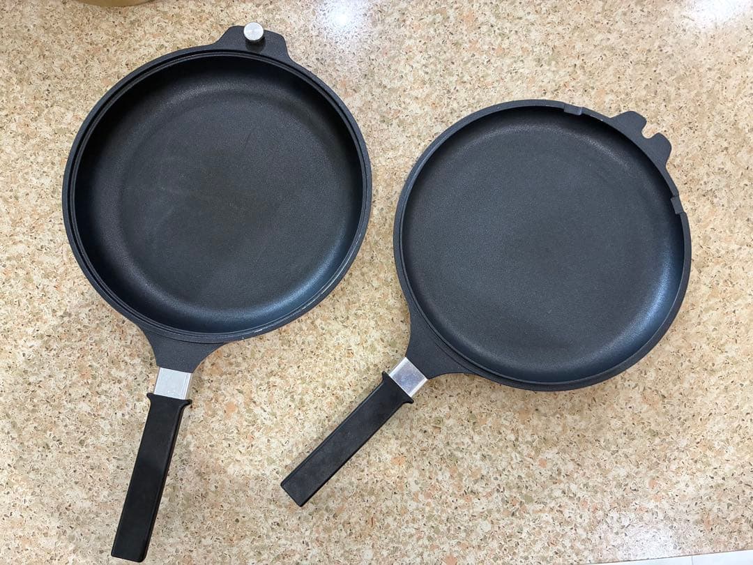 ポチママ マル球産業　2点フライヤー　IH対応　ゴールド