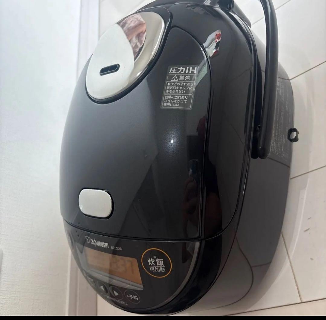 展示品　象印マホービン 炊飯器 1升 ブラック NP-ZX18-BA