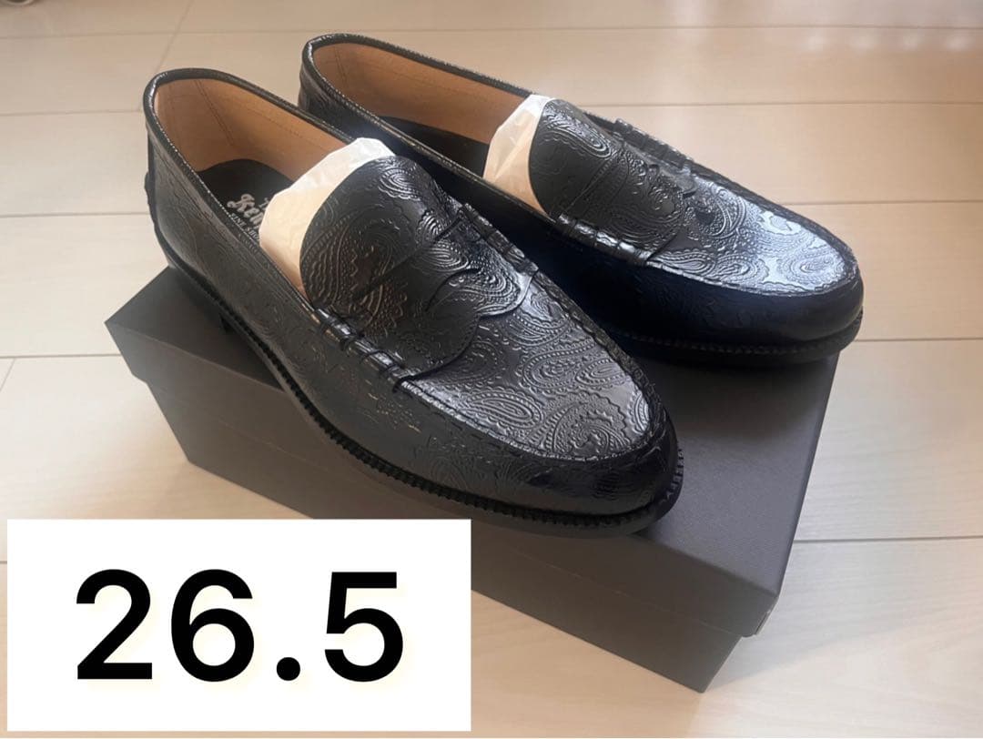 新品未使用 ケンフォード ペイズリー ローファー 26.5