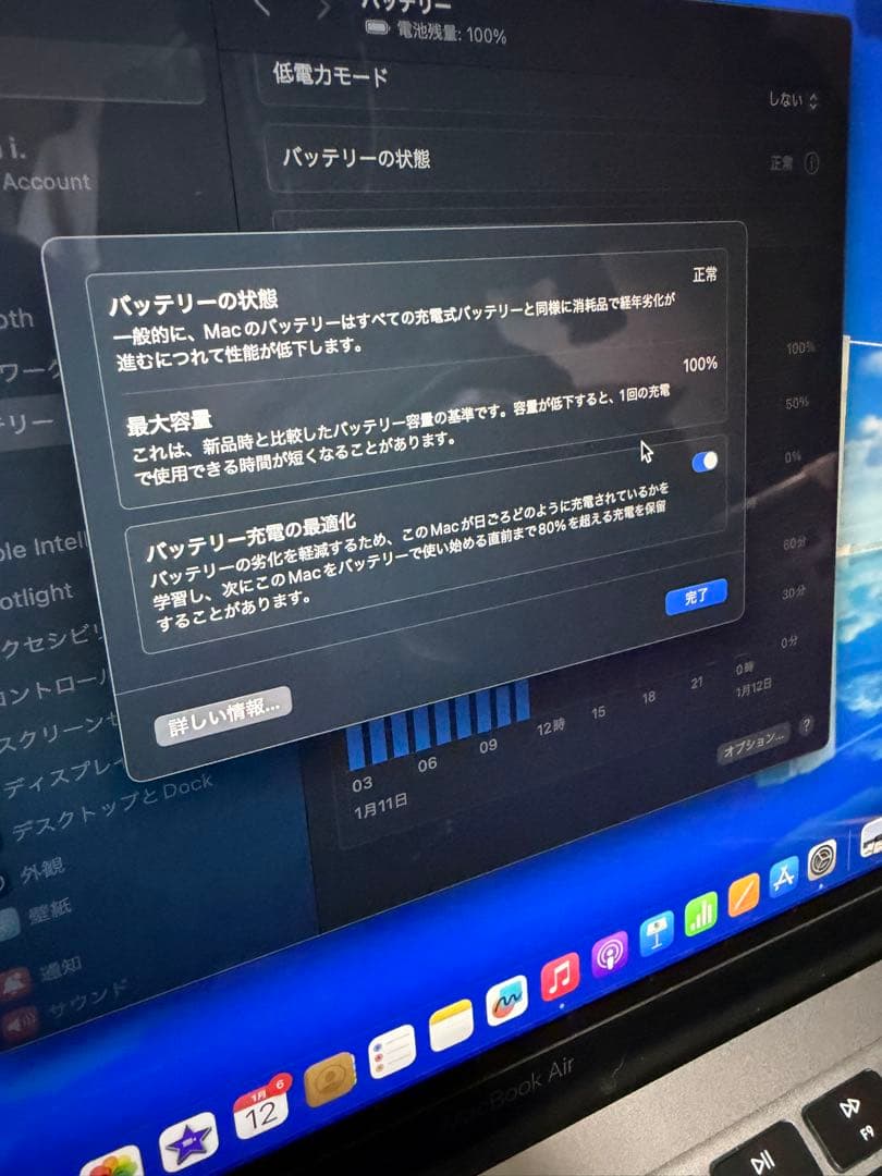 MacBook Air 13インチ 本体　M1チップ搭載 512GB