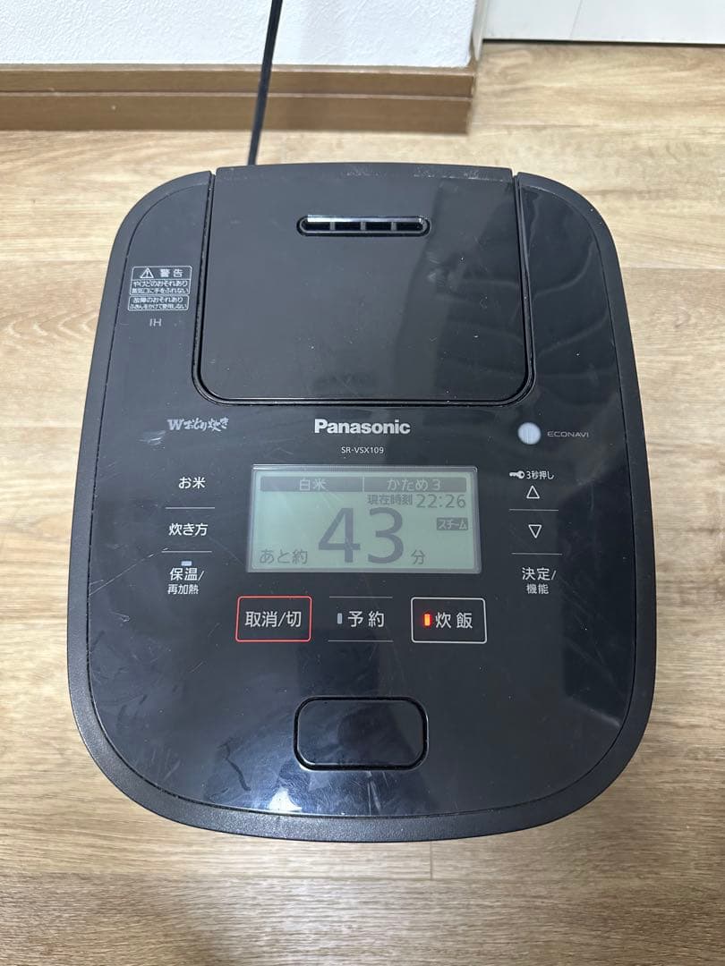 Panasonic SR-VSX109 炊飯器 2019年製