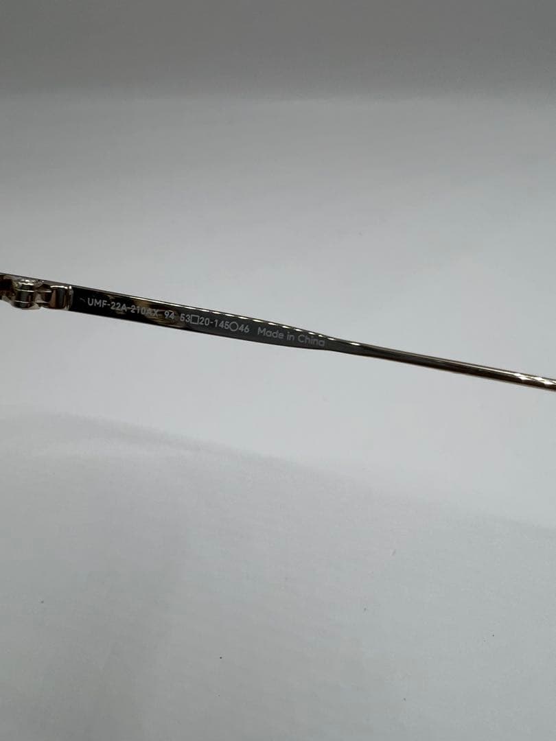 ヒロ　JINS UMF-22A-210 度なしサングラス　アッシュ