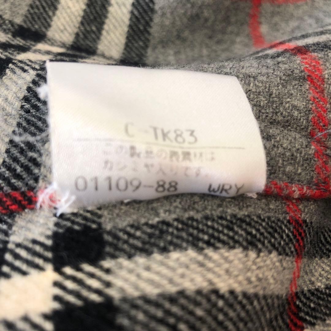 希少♦︎Burberrys ピーコート ダブルフェイス カシミア混 ウール グレー